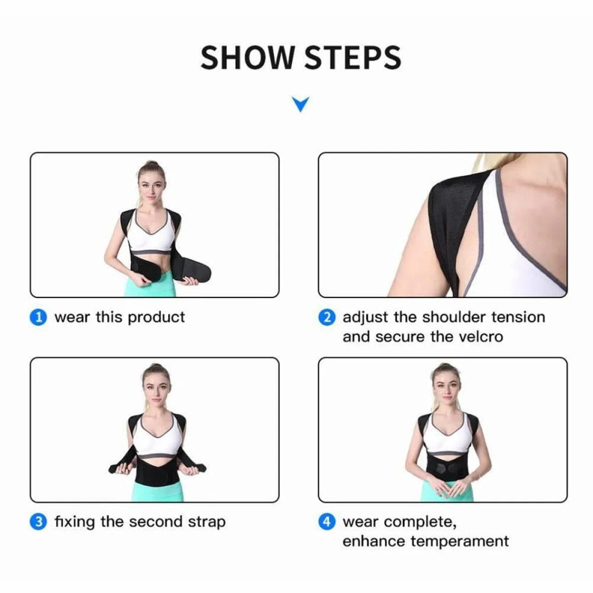PosturePro® - Premium Unisex Posture Corrector Belt