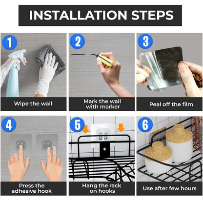 (BUY 1 GET 1 FREE) CornerPro® - Premium No-Drill Bathroom Corner Shelves