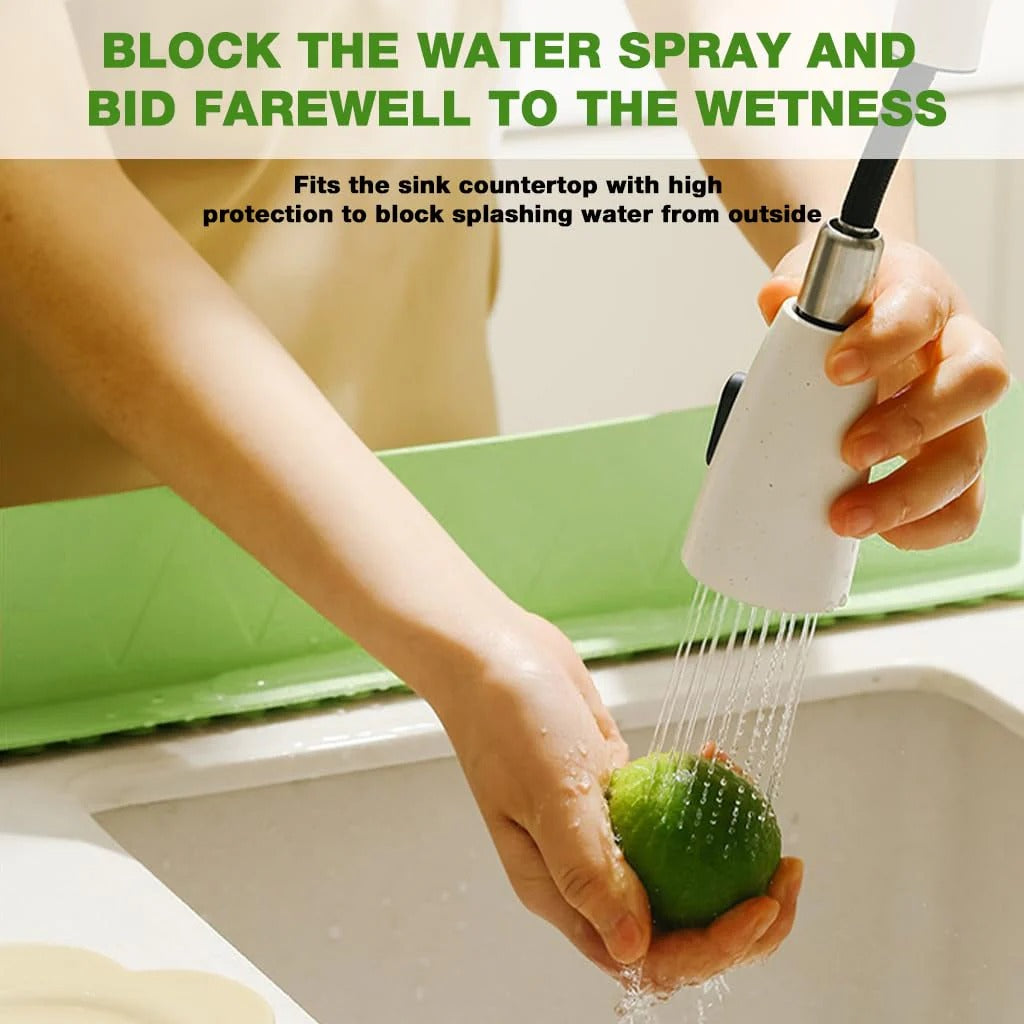 (BUY 1 GET 1 FREE) SpillSafe® - Premium Splash Guard for Kitchen Sink & Countertop