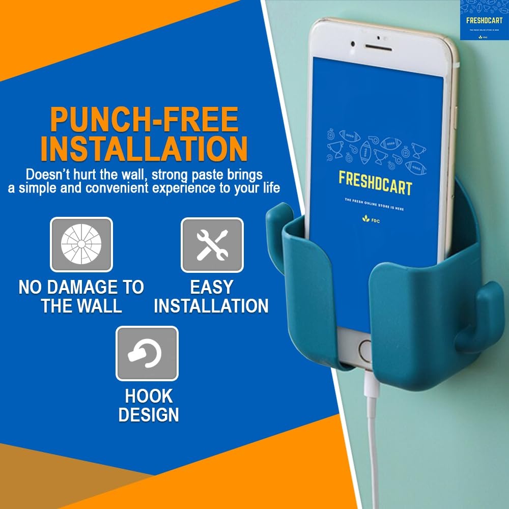 (BUY 1 GET 3 FREE) WallSnap® - No-Drill Wall Mounted Phone Holder