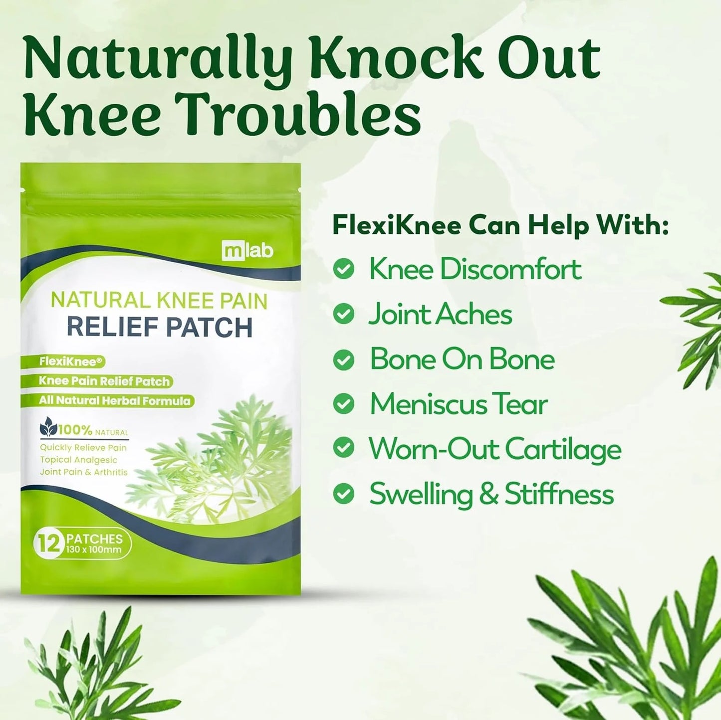 (BUY 1 GET 1 FREE) HealKnee® - Natural Knee Pain Relief Patches 🌿
