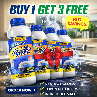 (BUY 1 GET 3 FREE) ShineGenix® - Powerful Magic Sink & Drain Cleaner