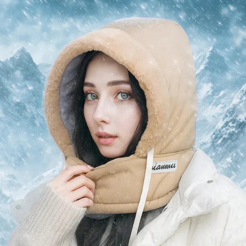 (BUY 1 GET 1 FREE) NordFleece® - Plush-lined Thickened Thermal Hat with Face Mask