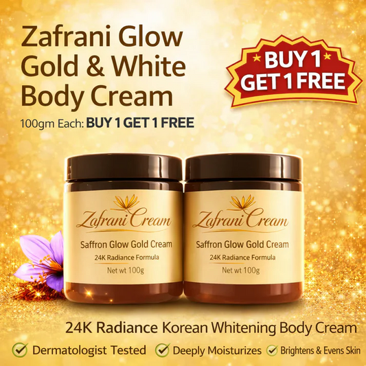 (BUY 1 GET 1 FREE) NovaGlow® - Magic Glow Gold & White Body Cream Combo