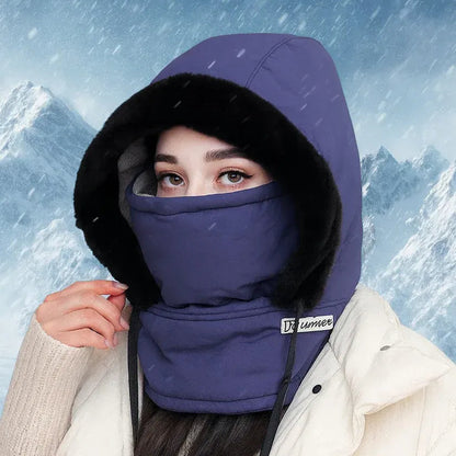 (BUY 1 GET 1 FREE) NordFleece® - Plush-lined Thickened Thermal Hat with Face Mask