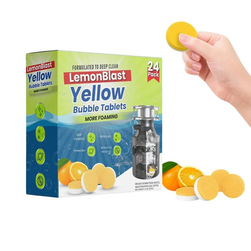 (24Pcs) LemonBlast® Magic Yellow Bubble Tablets